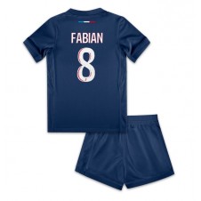 Paris Saint-Germain Fabian Ruiz #8 Hjemmedraktsett Barn 2024-25 Kortermet (+ korte bukser)